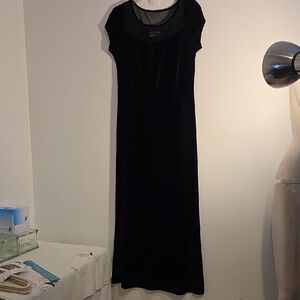 AGB Black Velvet, Stretch Evening Dress